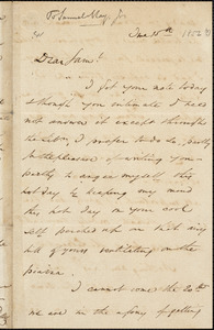 Letter from Wendell Phillips, [Boston, Massachusetts], to Samuel May, [1852] June 15th
