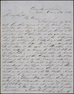 Letter from Chales Lenox Remond, Salem, [Massachusetts], to Samuel May, 1852 June 21