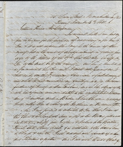 Letter from Charles Lenox Remond, Manchester, [England], to Maria Weston Chapman, 1841 November 16