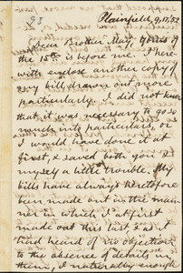 Letter from Charles Calistus Burleigh, Plainfield, [Connecticut], to Samuel May, [18]52 [September] 17