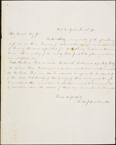 Letter from Martha J. Henshaw, West Brookfield, [Massachusetts], to Samuel May, [18]53 Jan[uary] 26th