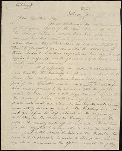 Letter from Marius Racine Robinson, Salem, [Ohio], to Samuel May, 1853 June 9th