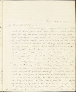 Letter from Charlotte M. Lincoln, Warren, [Massachusetts], to Maria Weston Chapman, 1840 [October] 12