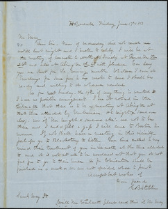 Letter from Giles Badger Stebbins, Hopedale, [Massachusetts], to Samuel May, 1853 June 17