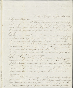 Letter, New Bedford, [Massachusetts], to Deborah Weston, 1841 Jan[uary] 1