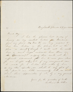 Letter from Catherine M. Collins, Knightsville, Crantson, R[hode] I[sland], to Samuel May, 1853 June 28