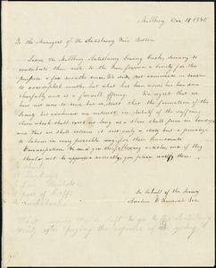 Letter from Adaline E. Kendrick, Millbury, [Massachusetts], to Maria Weston Chapman, 1840 December 19