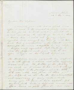 Letter from Margaret Fuller, Jamaica Plain, [Massachusetts], to Maria Weston, 1840 December 26
