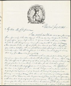Letter from James C. Jackson, Peterboro, [New York], to Maria Weston Chapman, 1841 July 15