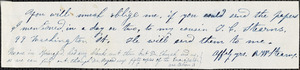 Letter from Rachel W. Stearns, [Springfield, Massachusetts], to Maria Weston Chapman, 1841 Dec[ember] 12