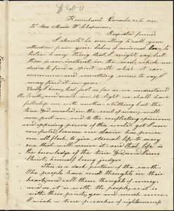 Letter from Eunice Dorman, Kennebunk, [Maine], to Maria Weston Chapman, 1842 December 25