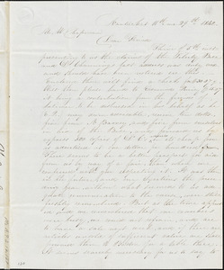 Letter from C. Austin Joy, Nantucket, [Massachusetts], to Maria Weston, 1842 Nov[ember] 29