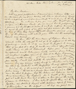 Letter from C.S. Toll to Maria Weston Chapman, [1843]