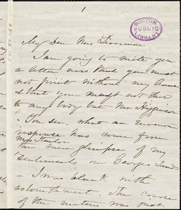 Letter from Harriet Beecher Stowe to Mary Ashton Livermore