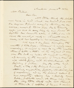 Letter from Calvin Ellis Stowe, Andover, [Massachusetts], to Moses Dresser Phillips, 1856 June 11