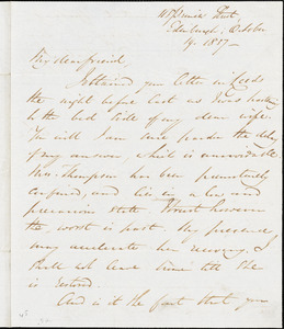 Letter from George Thompson, Edinburgh, [Scotland], to David Lee Child, 1837 October 19