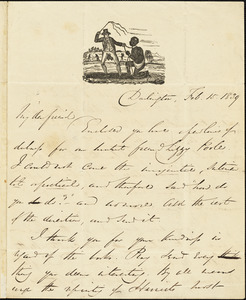 Letter from George Thompson, Darlington, [England], to Richard Davis Webb, 1839 Feb[ruary] 15