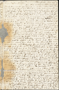 Letter from Charles Calistus Burleigh, Plainfield, [Connecticut], to William Lloyd Garrison, [18]35 Dec[ember] 29th