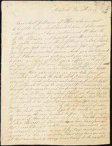 Letter from George Gay, Medford, [Massachusetts], to William Lloyd Garrison, 1837 Dec[ember] 19th