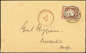 Letter from Theodore Parker, Boston, [Massachusetts], to Thomas Wentworth Higginson, 1858 May 10