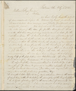 Letter from George Helmick, Putnam, Ohio, to William Lloyd Garrison, 1838 Feb[ruar]y 3d