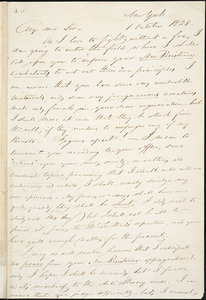 Letter from George Bourne, New York, [New York], to William Lloyd Garrison, 1838 October 1