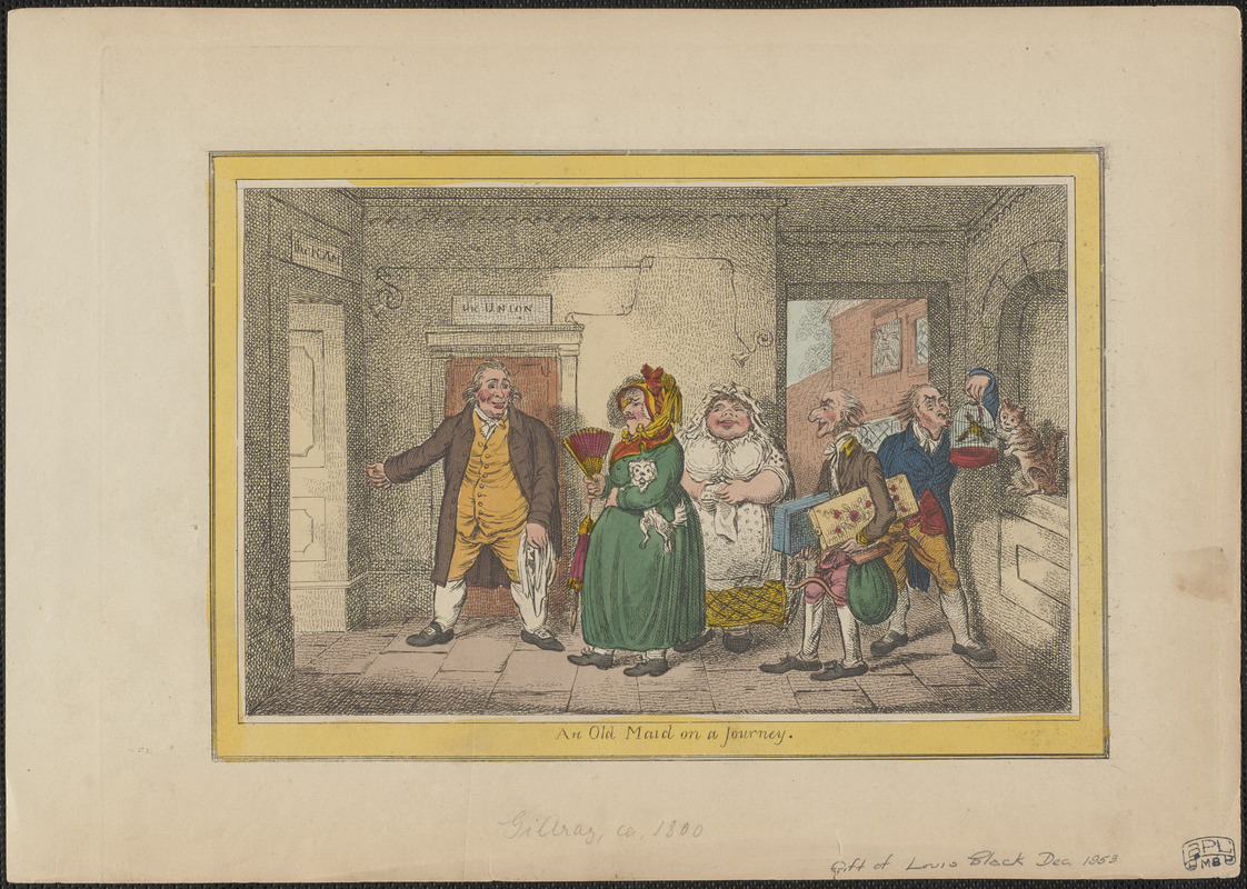An old maid on a journey