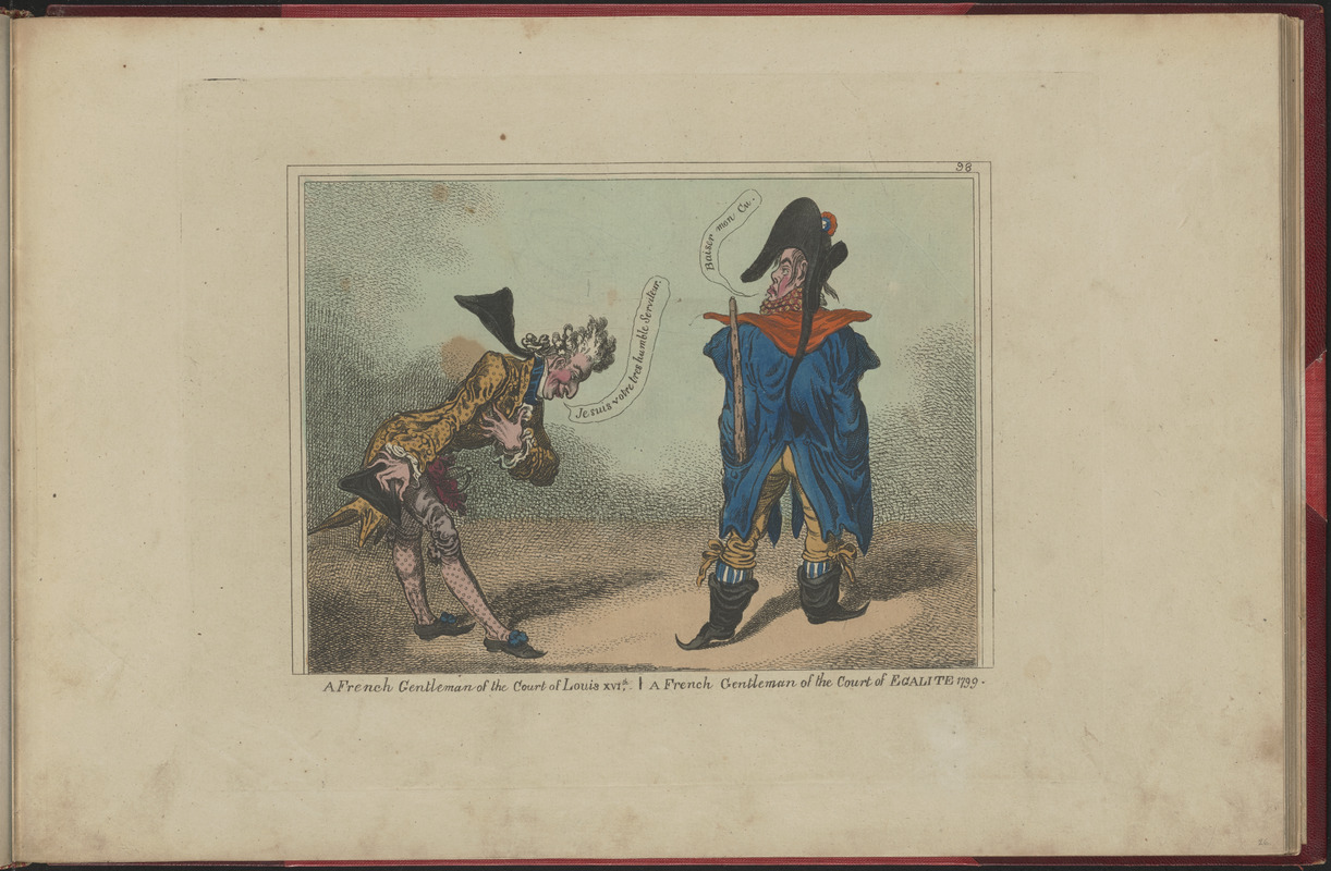 A French gentleman of the court of Louis XVIth. A French gentleman of ...