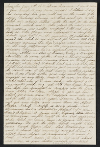 Letter to her mother [Isabel] from Alice, Lincoln, January-February 1873