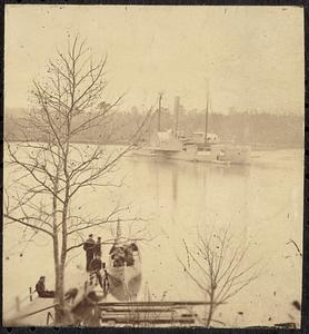 U.S. steamer "Massasoit," in James River, 1864