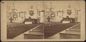 Rev. Charles Babbidge at the pulpit of the Unitarian Church