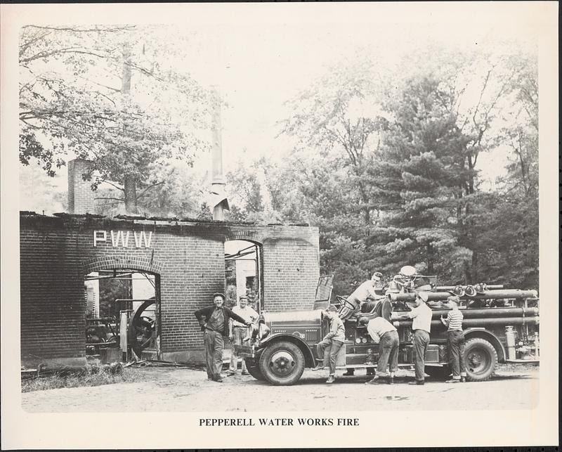 Pepperell Water Works fire