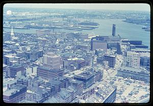 Fulton Street & vicinity North End from the Custom House Tower, North End Boston