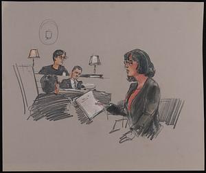 Courtroom scene