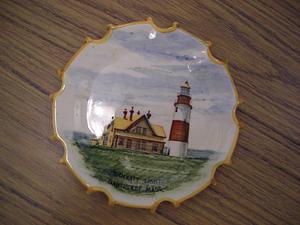 Sankaty Light painted plate