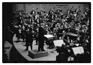 Balokovic violins with Boston Symphony, Koussevitzky conducting