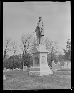 Stephen P. Patch monument, erected by Patch in 1887. Patch was farmer in Ashby.