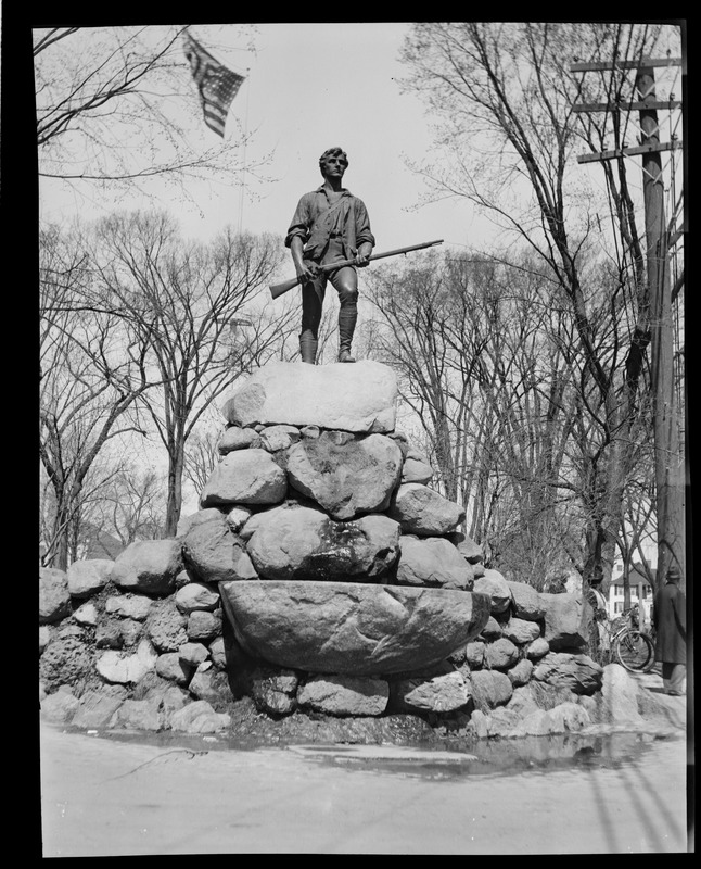 Minuteman statue in Lexington