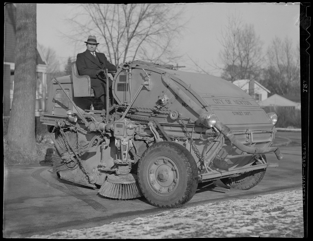 Street cleaning, City of Newton