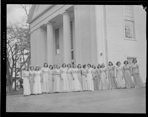 Singers at the Apple Blossom Festival, First Parish Meeting House, Groton