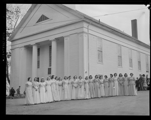 Singers at the Apple Blossom Festival, First Parish Meeting House, Groton