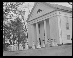 Singers at the First Parish Meeting House in Groton for Apple Blossom Festival