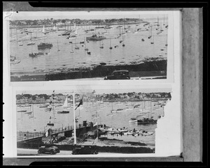 Panorama of harbor, possibly Marblehead