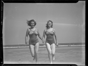 Girls at the beach