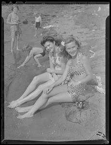 Girls at the beach