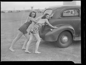 Girls at the beach
