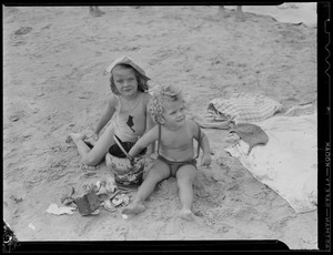 Children at the beach