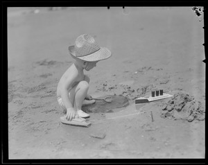 Kid on beach