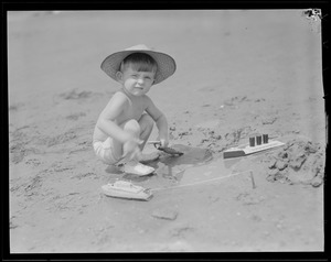 Kid on beach