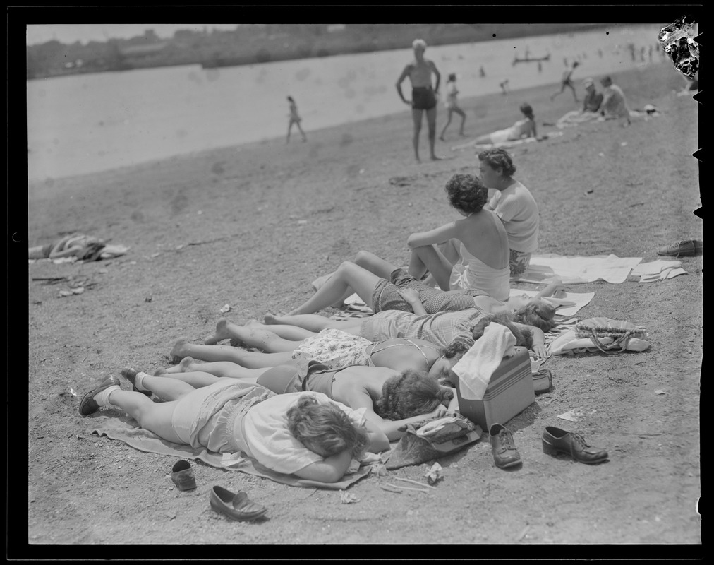 At the beach - S. Boston